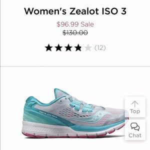 Saucony Women's Zealot Iso 3 Running Shoes 8 M